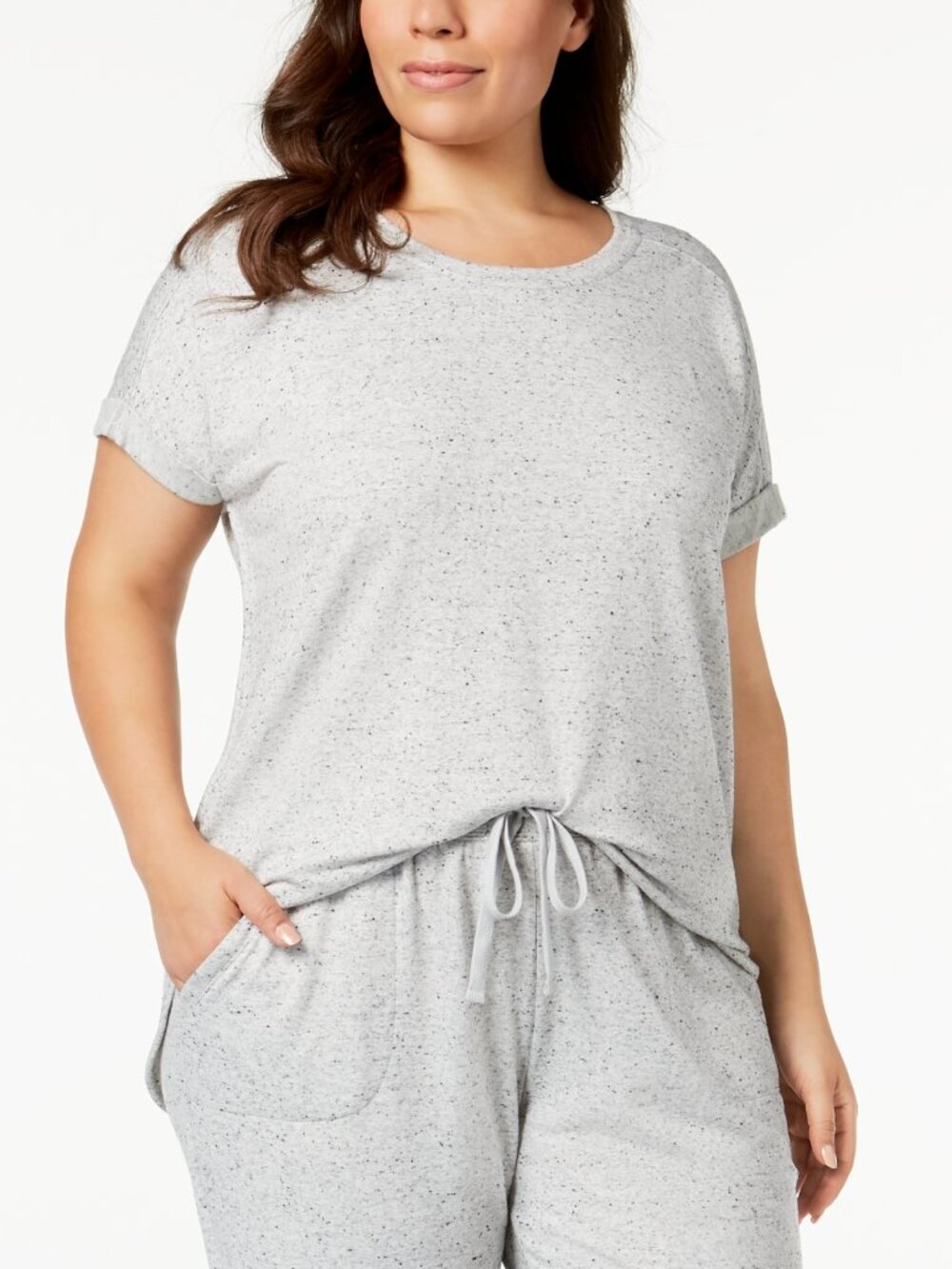 Alfani Womens Sleepwear Solid Pajama Top Only,1-Piece